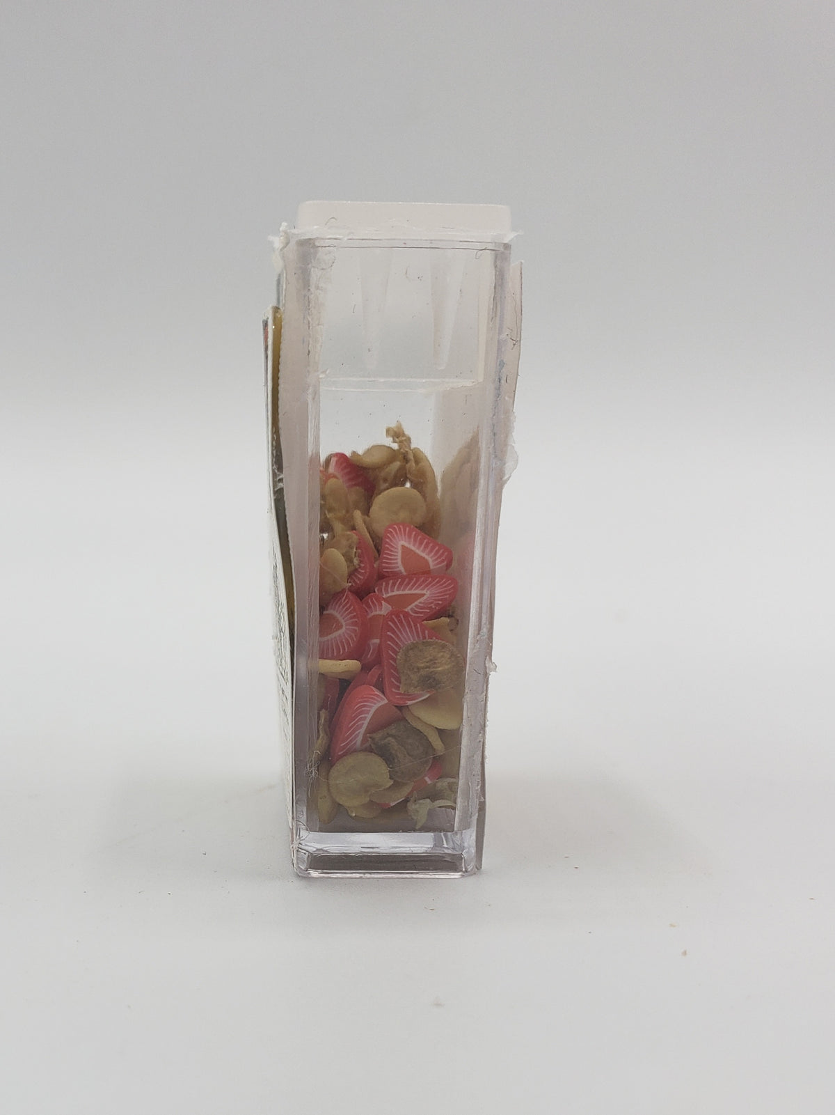 Chef Ginas Mini Food miniature corn flakes for dolls in a clear plastic container