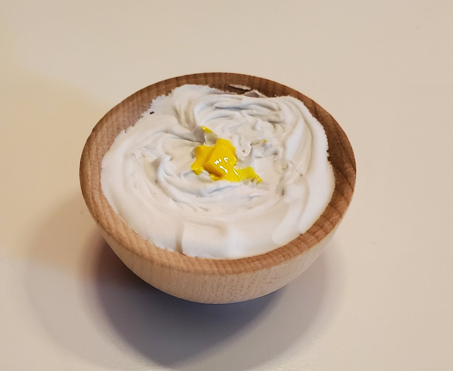 White Mashed Potatos with Butter for 1:6th Scale Dolls