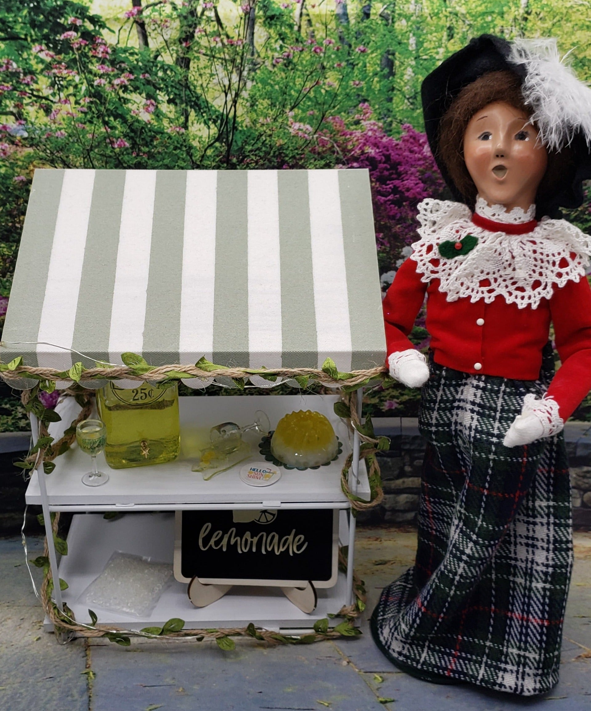 Byers' Choice Doll with Lemonade Set