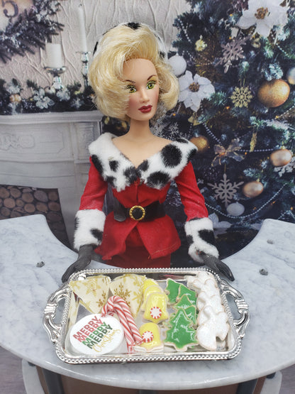 Barbie with a Christmas Cookie Tray