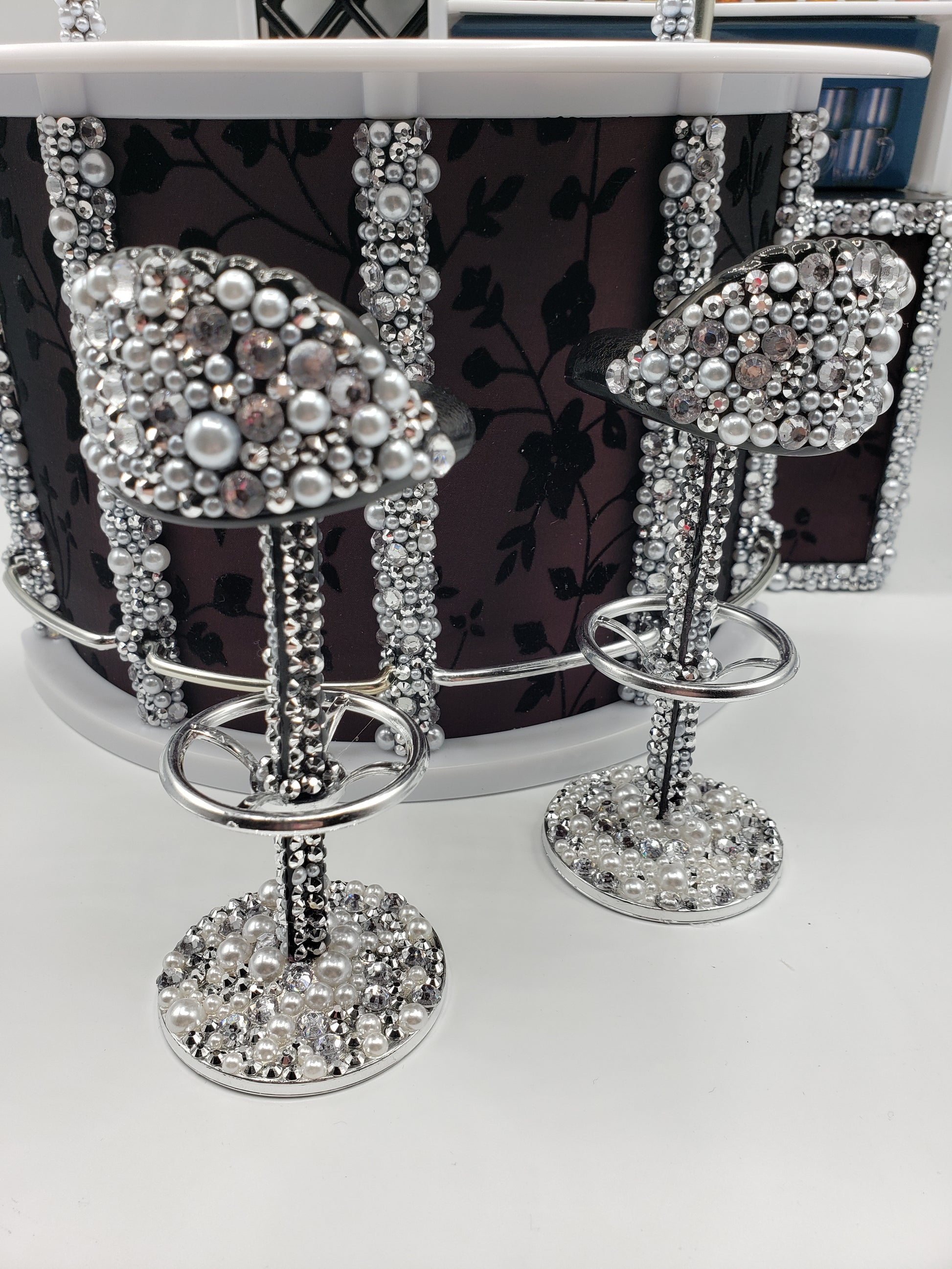 Beaded bar chairs