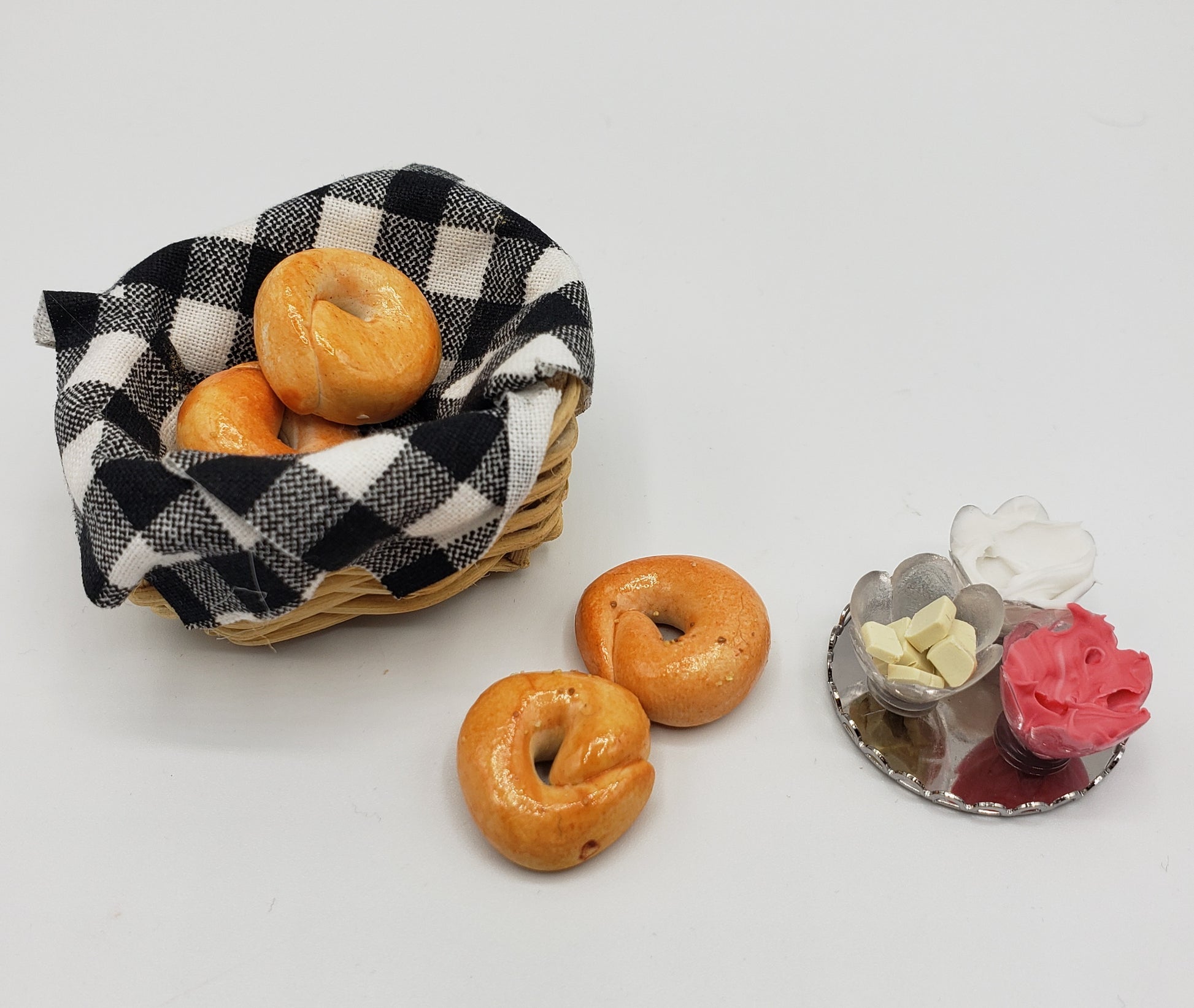 Bagel Set for Barbie Size Dolls