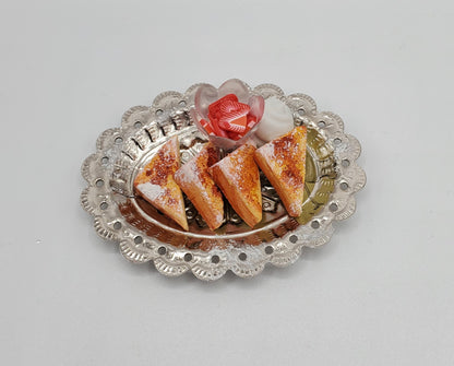 French Toast With Strawberries For Dolls