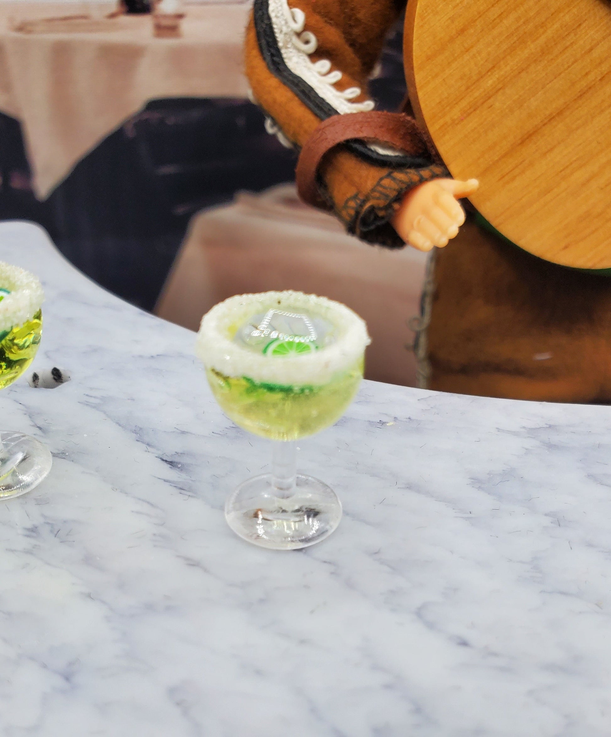 Mexican Margrita with lime and salt
