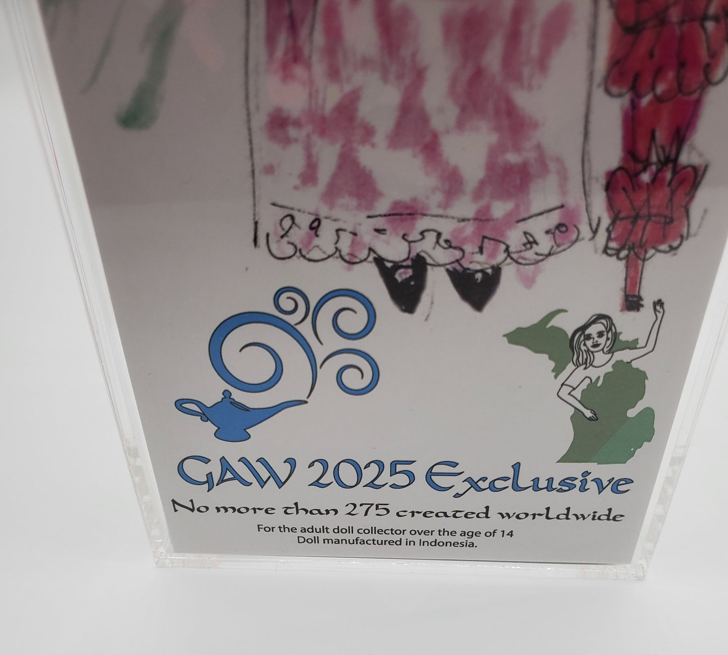 Grant A Wish Barbie doll Angie Gill 2025 exclusive collectible accessory display card