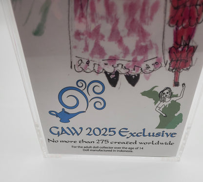 Grant A Wish Barbie doll Angie Gill 2025 exclusive collectible accessory display card