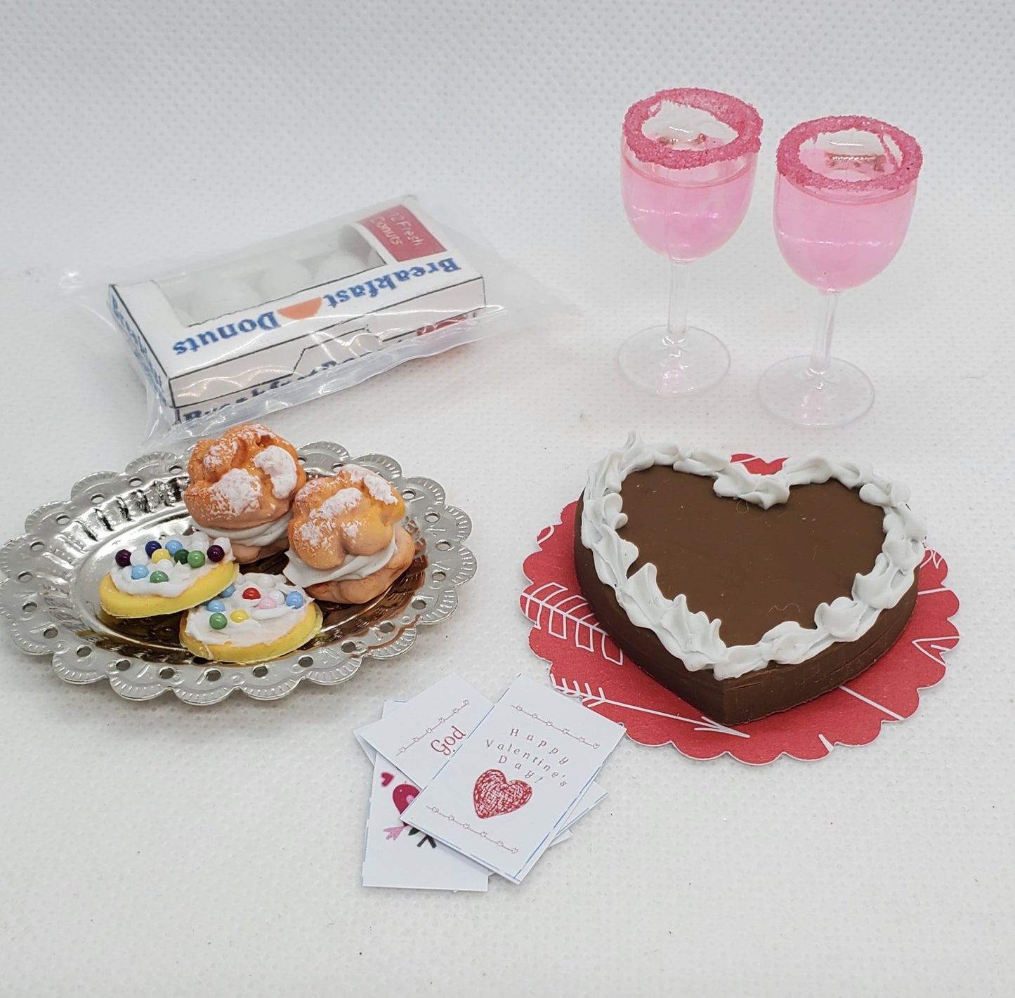 Valentine's Day Party Set for 1:6th Scale Dolls