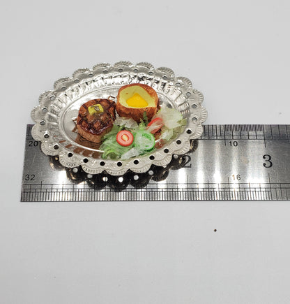 1:6 Scale Miniature Filet Mignon Dinner
