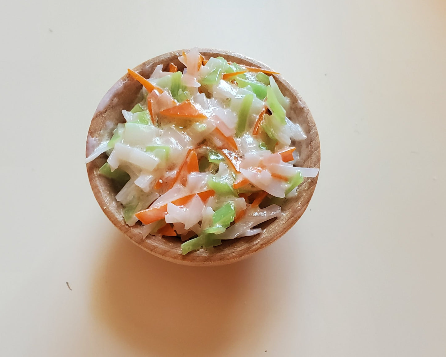 Chef Ginas Miniature Coleslaw For Dolls One Sixth Scale