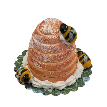 small bee hive cake